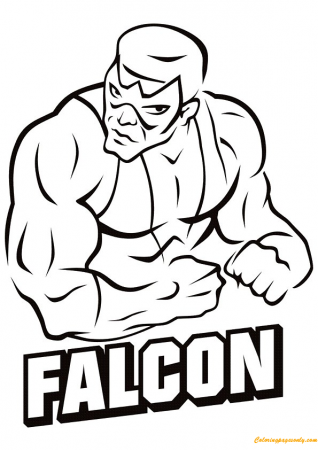 Falcon Avengers Coloring Page - Free Coloring Pages Online