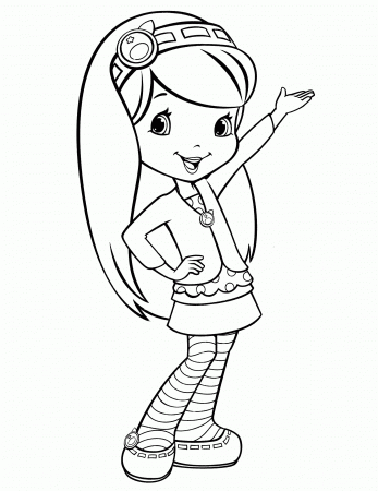 Blueberry Coloring Page - HiColoringPages