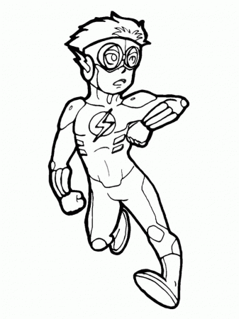 Flash Coloring Pages - Best Coloring Pages For Kids