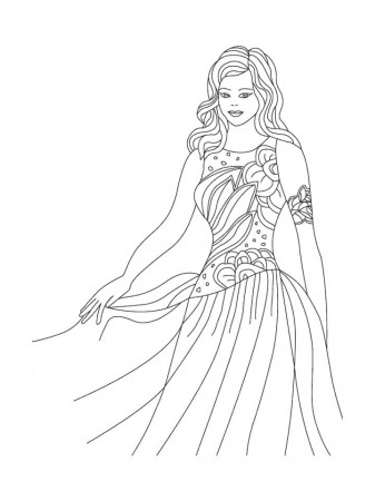 Fashion Coloring Pages For Girls | Princess coloring pages, Coloring pages  for girls, Animal coloring pages