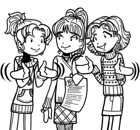 8 Best Images of Dork Diaries Coloring Pages Printable - Dork ...