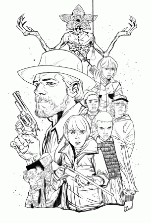 Stranger Things Coloring Pages - Get Coloring Pages