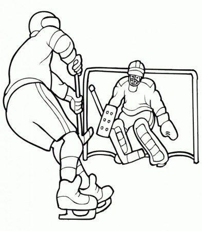 20+ Free Printable Hockey Coloring Pages - EverFreeColoring.com