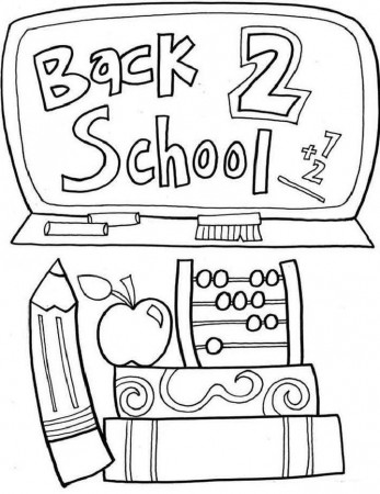 25 Free Back to School Coloring Pages for Kids and Adults