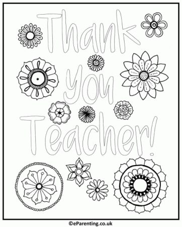 Teacher Appreciation Colouring Picture - Free Printable | Teacher  appreciation diy, Free teacher appreciation printables, Appreciation  printable