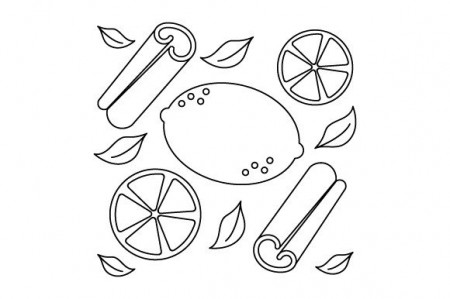 Cinnamon and Lime Coloring Page SVG Cut file by Creative Fabrica Crafts ·  Creative Fabrica
