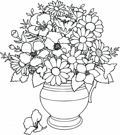 Coloring Pages Of Flowers For S - Coloring