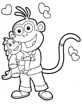 Dora the Explorer coloring pages. Download and print Dora the ...