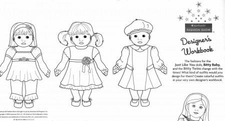 American Girl Doll Coloring Pages (14 Pictures) - Colorine.net | 24894