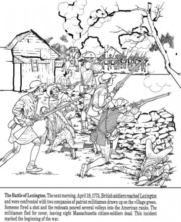 American Revolution Coloring Pages Printable - High Quality ...
