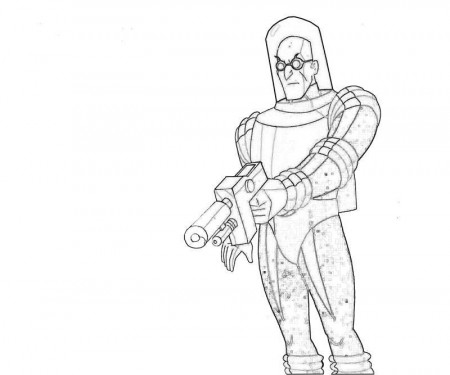 Mr Freeze Coloring Pages High Quality Coloring Pages Coloring Home