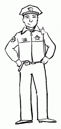 Police Officer Coloring Books - High Quality Coloring Pages