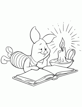 Children Reading Books Coloring Pages - Coloring Labs