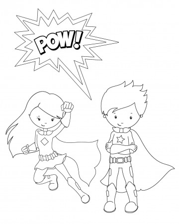 Coloring Pages : Free Printable Superhero Coloring Sheets ...