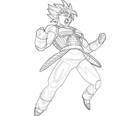 Dragon Ball Z Bardock Coloring Pages