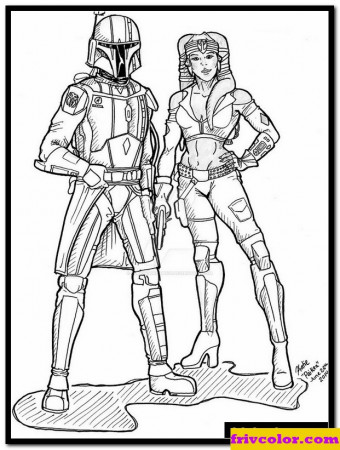 Mandalorian For Boys 14 - Friv Free Coloring Pages For Children ...