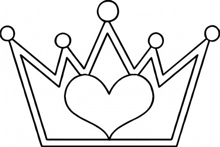 Princess Crown Coloring Page - Futpal.com