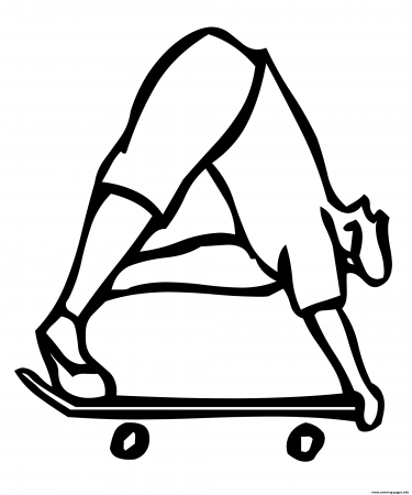 Letter A Skateboard Coloring Pages Printable