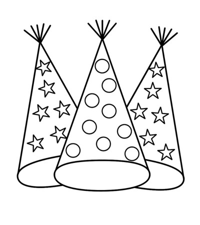 New Year Coloring Pages For Toddlers