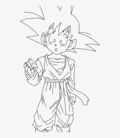 Goten Coloring Pages - Goten - 692x864 PNG Download - PNGkit