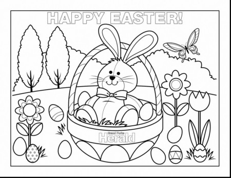 20+ Free Printable Easter Bunny Coloring Pages - EverFreeColoring.com