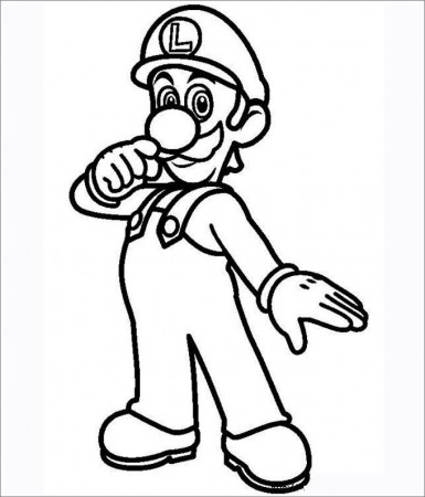 Mario Coloring Pages - Free Coloring Pages | Free & Premium Templates