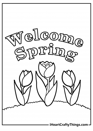 Printable Spring Coloring Pages (Updated 2023)