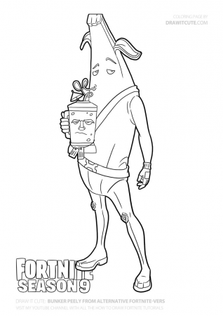 Pin on Fortnite Coloring Pages