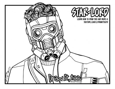 Star Lord Coloring Pages - Coloring Pages 2019