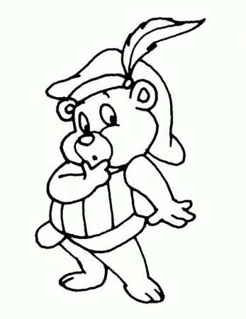 Gummi Bears Coloring Pages 4 | Bear coloring pages, Bear sketch, Coloring  pages