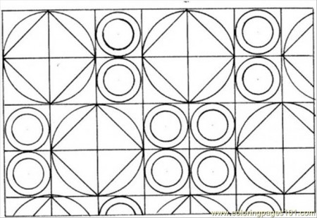 Circles And Squares Coloring Page - Free Pattern Coloring Pages :  ColoringPages101.com