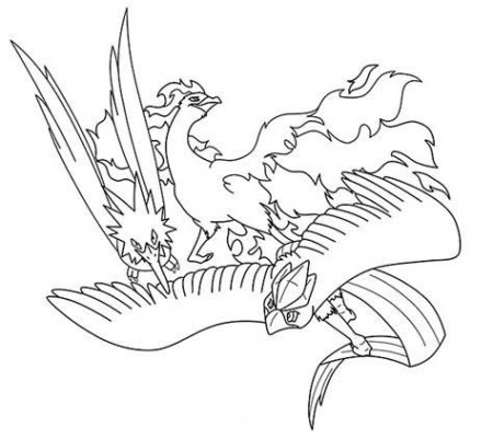 Pokemon Articuno Coloring Pages Printable - Free Pokemon Coloring ...