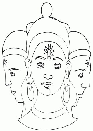 Krishna coloring pages | Coloring pages to download and print