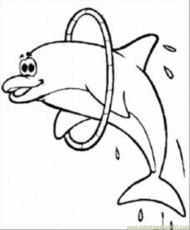 Coloring Pages Dolphins Coloring Pages 2 Med (Mammals > Dolphin 
