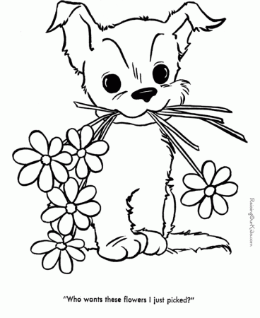 Flowers Coloring Pages Printable | Pictxeer