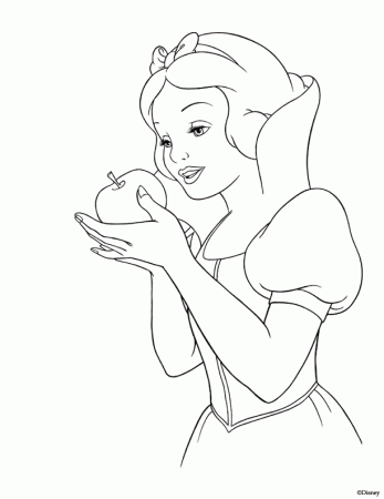 Coloring Page.....Biancaneve - Snow White page 2