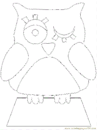 Free Cartoon Owl Coloring Pages | Animal Coloring pages 