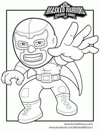 Bullying Coloring Pages Kids Zone Lucha Libre Kids Coloring 276886 