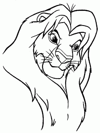 Lion King Family Coloring Page | Kids Coloring Page