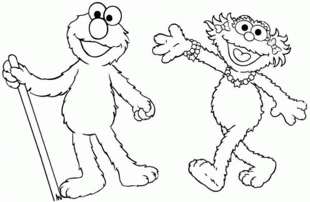 rosita sesame street Colouring Pages (page 3)