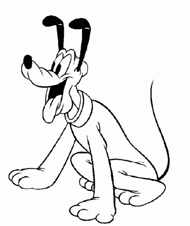 Pluto Malvorlagen - DisneyMalvorlagen.
