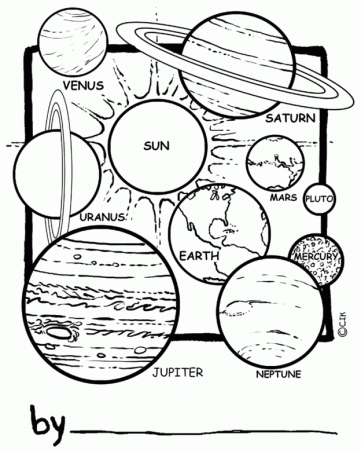 Solar System Coloring Pages To Print | Homeschooling - Science | Pint…