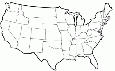 United States Of America Map Coloring Coloring Pages 281359 United 