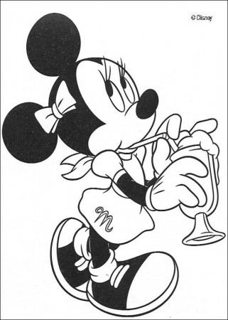 Mickey Mouse coloring pages - Mickey Mouse is diving