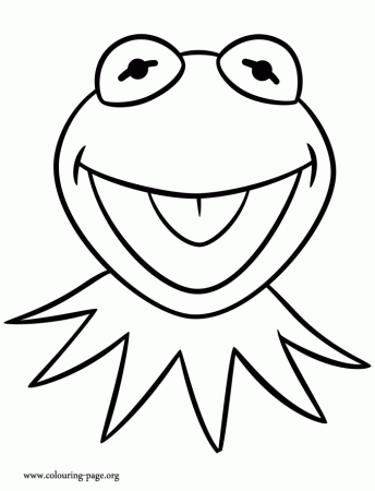 THE MUPPETS FROG Colouring Pages