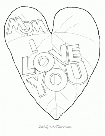 I Love You Baby Coloring Pictures Images & Pictures - Becuo