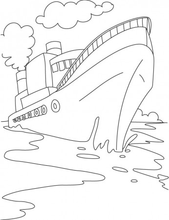 Cruise ship coloring pages, Kids Coloring pages, Free Printable 