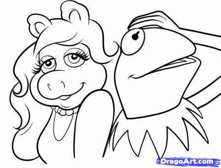 rmit and miss piggy Colouring Pages (page 2)