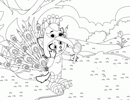 Peacock Coloring Page Peacock Coloring Pages Printable Coloring 