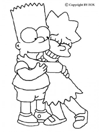 The-simpsons-coloring-8 | Free Coloring Page Site